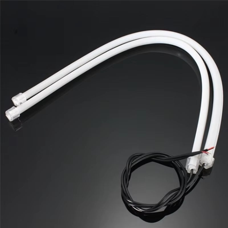 30CM DRL Flowing Car Led Light Bar Strip Car Running Angel Eyes Tube Strip Daytime Flexible