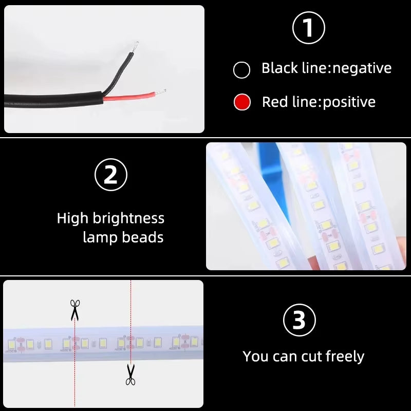 150Cm LED Daytime Running Light Scan Starting Car Hood Decorative Lights DRL Auto Engine Hood Guide Decorative Ambient Lamp 12V