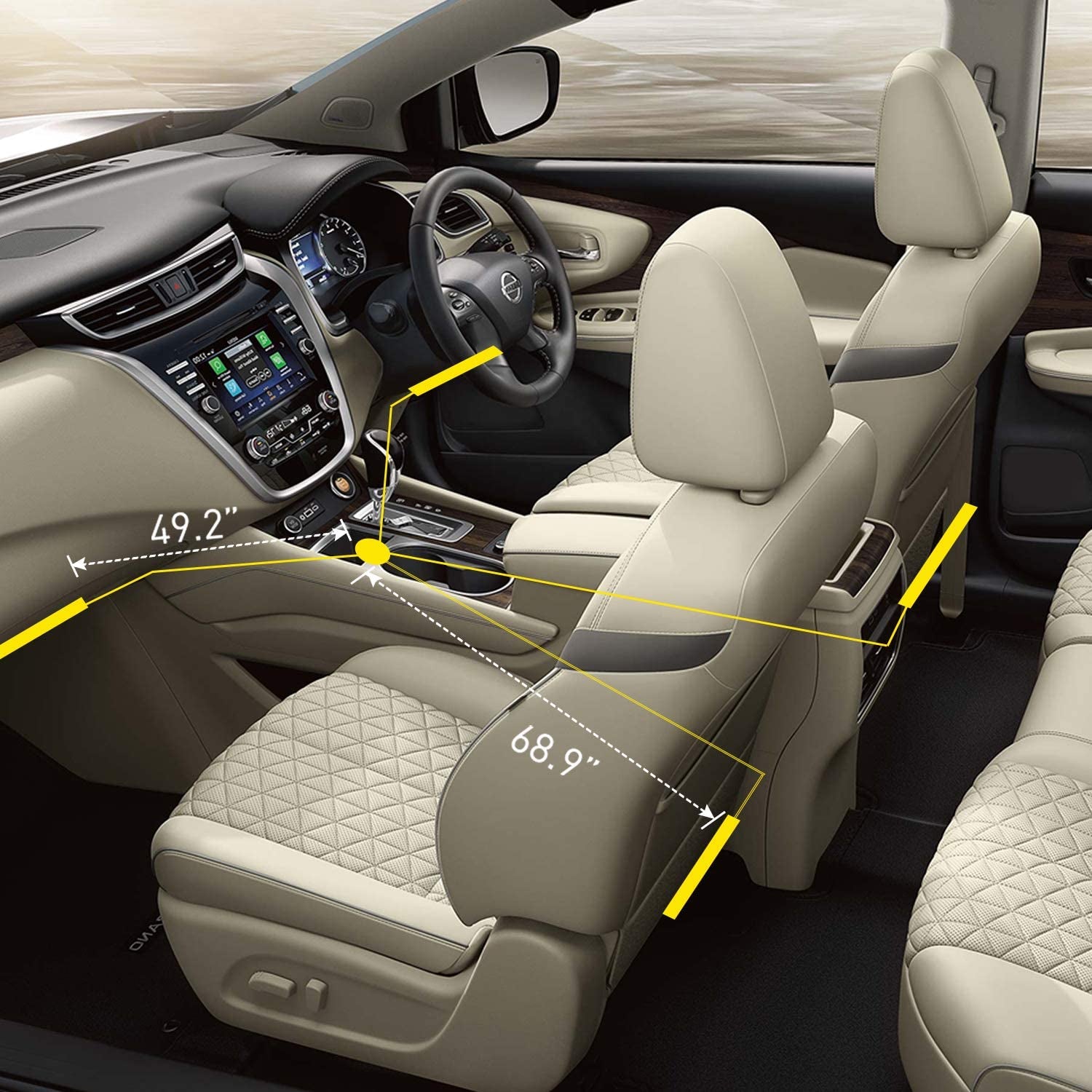 48 Leds DC 5V Multicolor Music Car Strip Light under Dash Lighting Kit with Sound Active Function and Wireless Remote Control, 2 Years Warranty, 4PCS USB Interior Lights