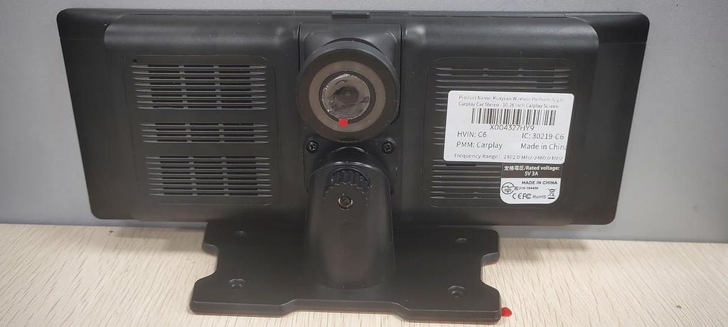 Upgrade Your Drive: 10.26" Wireless Carplay & Android Auto Touchscreen with 4K Dash Cam, Backup Camera, Bluetooth & GPS Navigation