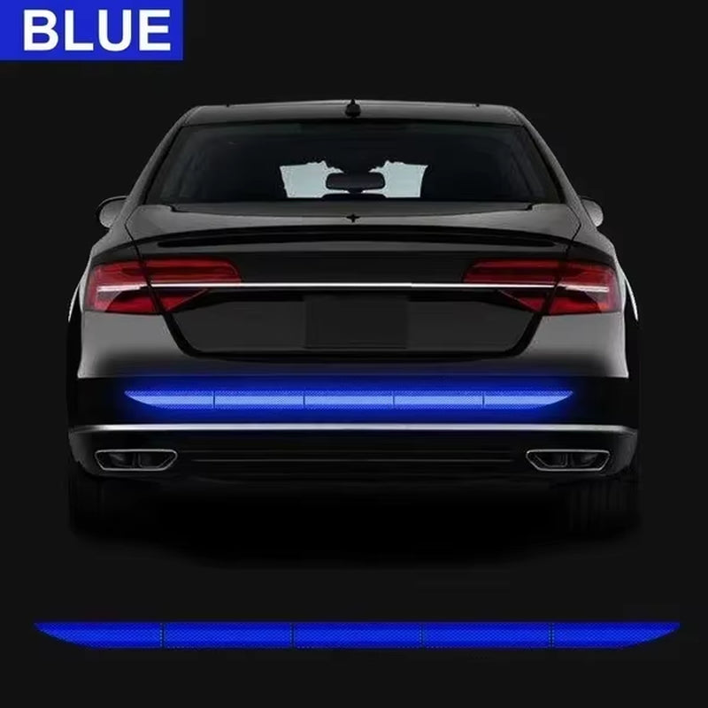 5Pcs Car Reflective Sticker Warning Safety Tape Auto Body Car Exterior Trunk Decoration Bright Warning Stickers