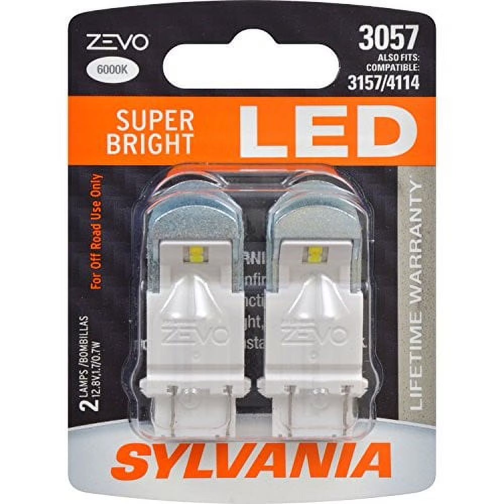 ZEVO 3057 White LED Automotive Bulb Fits Automotive 2 Pack