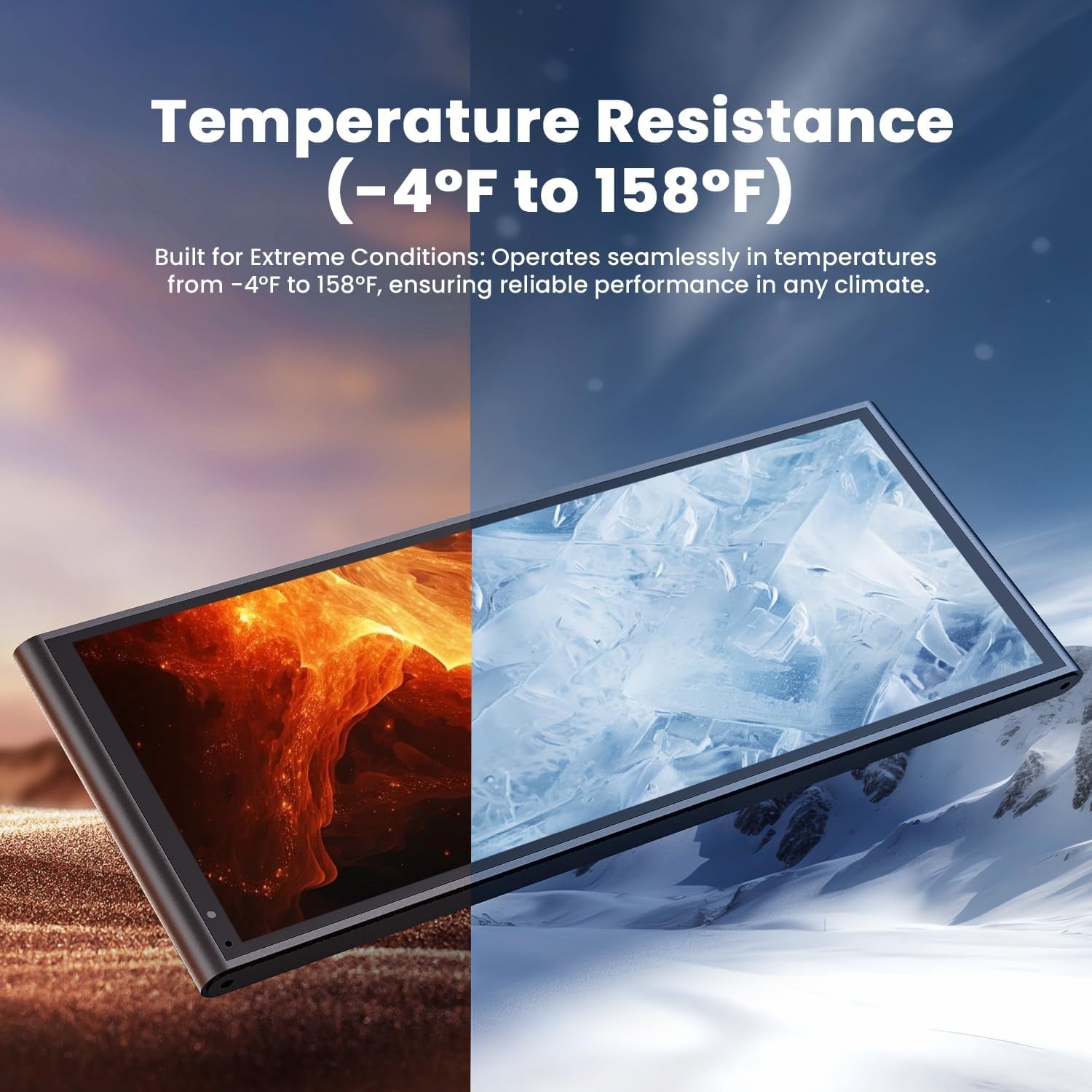 9.26" Wireless Portable Car Play Screen for Apple Carplay & Android Auto, OTA Updates, Backup Camera, Mirror Link, 5.0 Bluetooth, Voice Control, GPS Navigation, FM