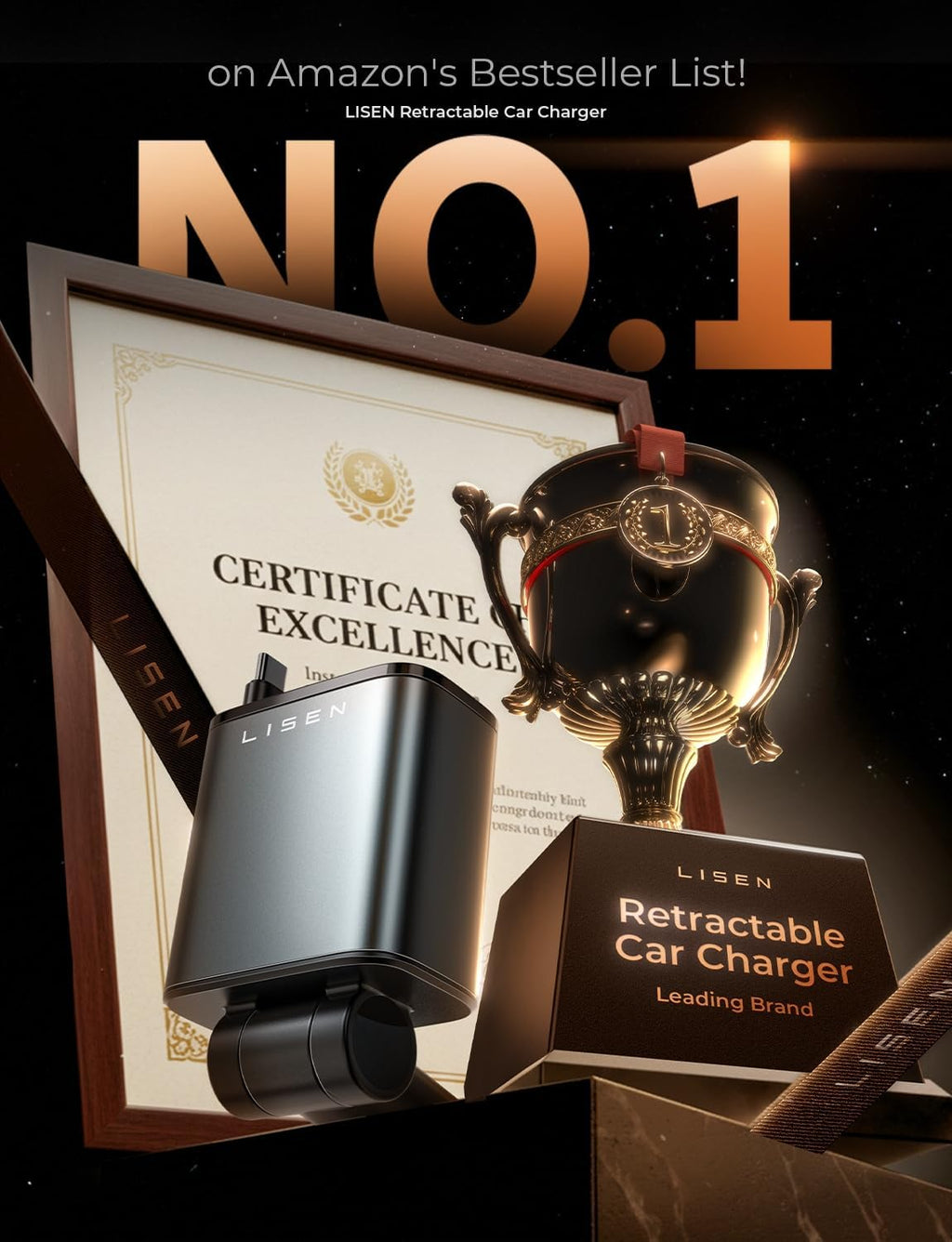 Retractable Car Charger, White Elephant Gifts for Men Women, 69W Cars Adapter USB C Fast Charger, Car Accessories for Women Men, Gifts for Dad Mom, for Iphone 17 Pro Max Air 16 15 14 13 12 Plus